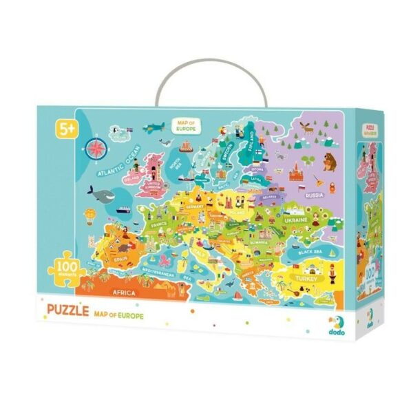 puzzle descopera europa 100 piese dodo