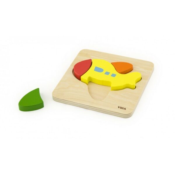 Puzzle din lemn - avion