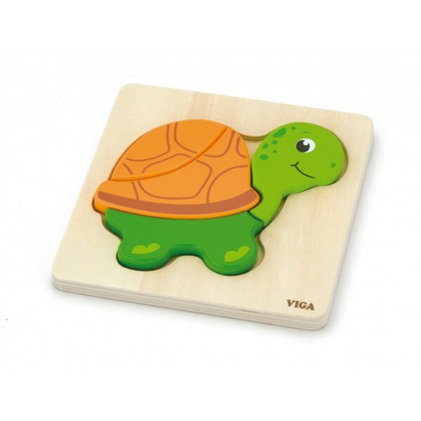 Puzzle din lemn - broscuta testoasa, Viga - imagine 2