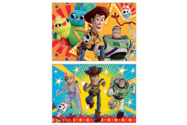 puzzle din lemn educa toy story 4 2x50 piese 18084