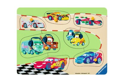 puzzle din lemn ravensburger cars 7 piese 03686