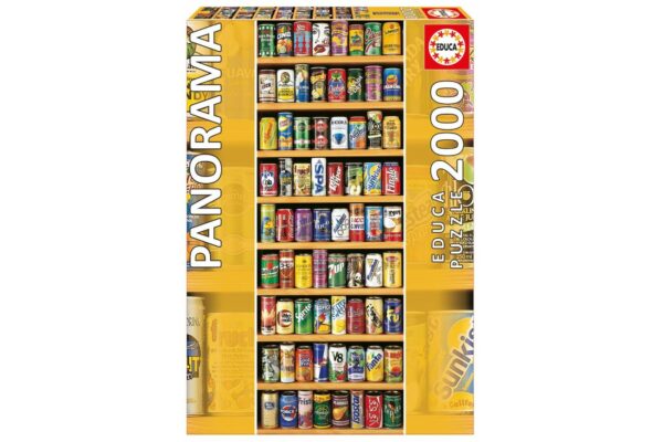 puzzle educa cans 2000 piese include lipici puzzle 11053 1