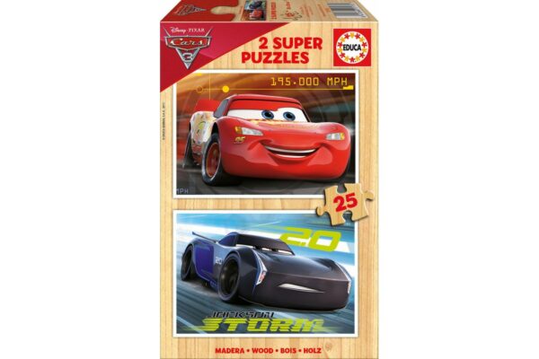 puzzle educa cars 3 2x25 piese 17173 1