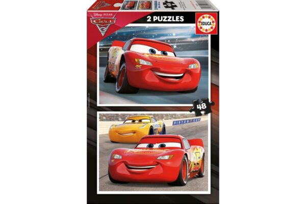 puzzle educa cars 3 2x48 piese 17177 1