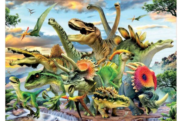 puzzle educa dinosaurs 500 piese 17961