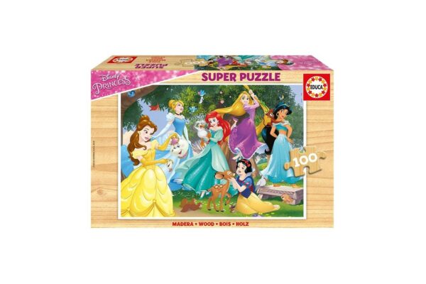 puzzle educa disney princess 100 piese 17628 1