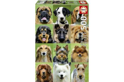 puzzle educa dog collage 500 piese 17963 1