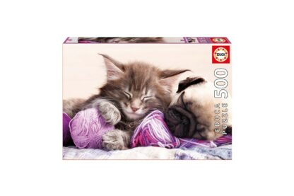 puzzle educa dream companions 500 piese include lipici puzzle 17644 1