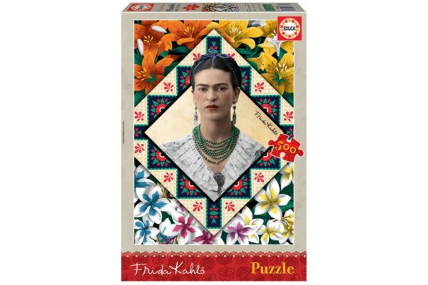 puzzle educa frida kahlo 500 piese include lipici 18483 1