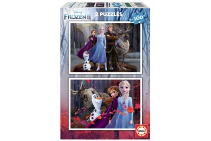 puzzle educa frozen 2 2x100 piese 18111 1