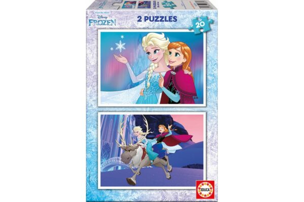 puzzle educa frozen 2x20 piese 16847 1