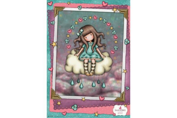 Puzzle Educa - Gorjuss - Gorjuss April'S Showers, 500 piese, include lipici (18484)
