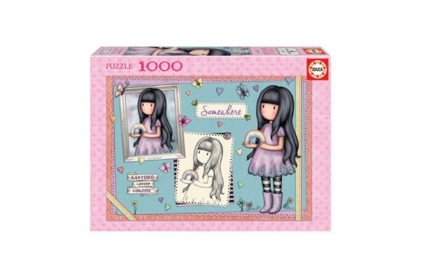 Puzzle Educa - Gorjuss - Somewhere, 1.000 piese, include lipici (18495) - imagine 2
