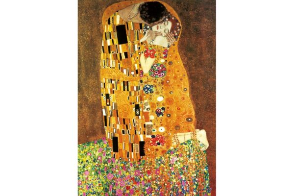 puzzle educa gustav klimt the kiss the virgin 2x1000 piese 18488