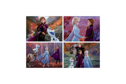 puzzle educa multi 4 frozen 2 50 80 100 150 piese 18640 1