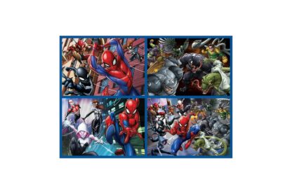 puzzle educa multi 4 puzzles ultimate spider man 50 80 100 150 piese 18102