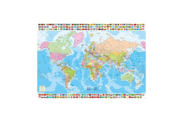 puzzle educa political world map 1500 piese 18500