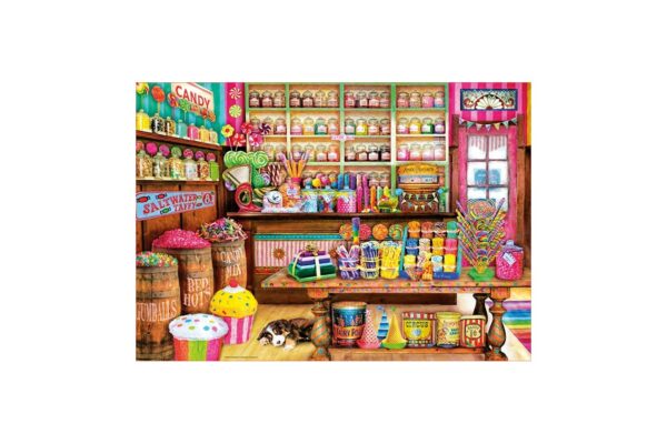 puzzle educa the candy shop 1000 piese include lipici puzzle 17104