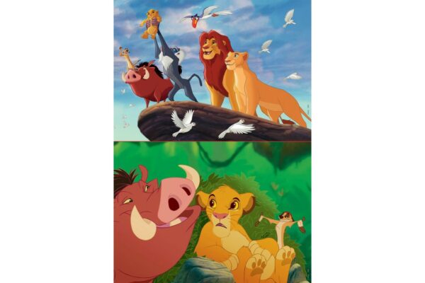 puzzle educa the lion king 2x48 piese 18629