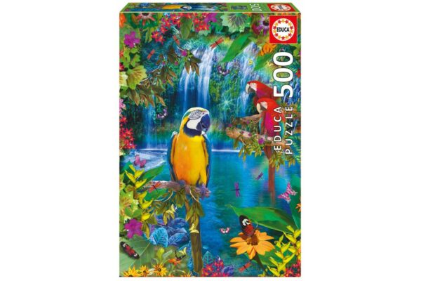 puzzle educa tropical paradise 500 piese include lipici puzzle 15512 1