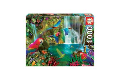 puzzle educa tropical parrots 1000 piese 18457 1