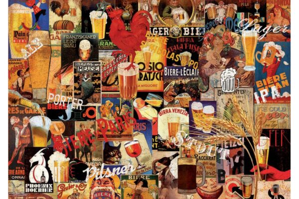 puzzle educa vintage beer collage 1000 piese 17970