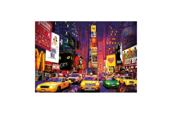 puzzle fosforescent educa times square neon 1000 piese 18499