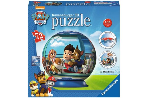 puzzle glob ravensburger paw patrol 72 piese 12186 1