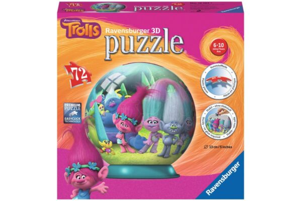 puzzle glob ravensburger trolls 72 piese 12197 1
