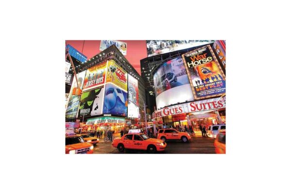 puzzle gold puzzle broadway times square ny 1500 piese gold puzzle 61567