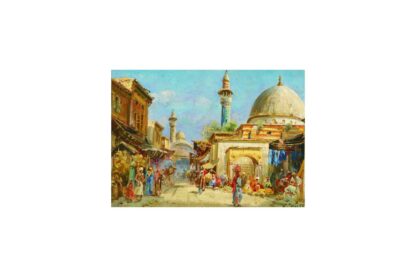 puzzle gold puzzle carl wuttke orientalist street view 1000 piese gold puzzle 60744