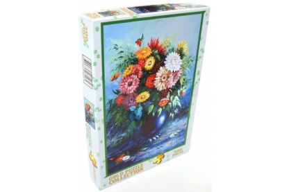 puzzle gold puzzle flowers in blue vase 500 piese gold puzzle 61482 1