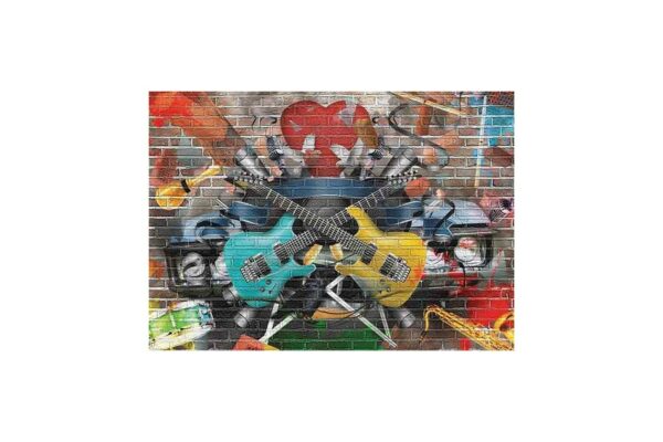 puzzle gold puzzle musical graffiti 1500 piese gold puzzle 61437