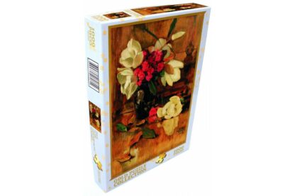 puzzle gold puzzle namik ismail magnolia and clavels 1000 piese gold puzzle 60324 1