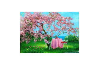 puzzle gold puzzle spring in plum garden 500 piese gold puzzle 61499