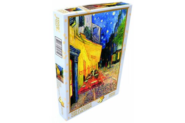 Puzzle Gold Puzzle - Vincent Van Gogh: Cafe Terrace at Night, 1.000 piese (Gold-Puzzle-60539) - imagine 2