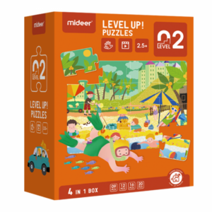 Puzzle nivel 2, incepator, Scene de viata, 57 piese