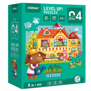 Puzzle nivel 4, mediu, Oras de poveste, 212 piese
