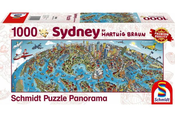 puzzle panoramic schmidt cityscape sydney 1000 piese 59595 1