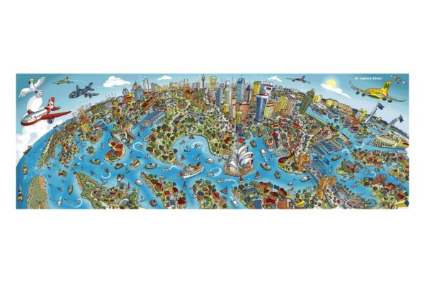 puzzle panoramic schmidt cityscape sydney 1000 piese 59595