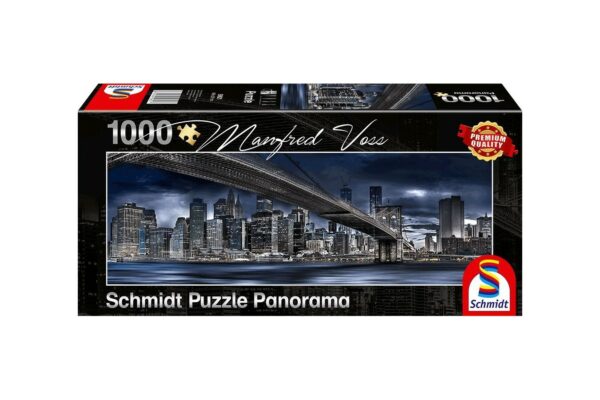 puzzle panoramic schmidt manfred voss new york dark night 1000 piese 59621 1