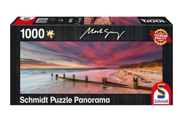 puzzle panoramic schmidt plaja mccrae mornington peninsula victoria australia 1000 piese 59395 1