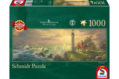 puzzle panoramic schmidt thomas kinkade far cu peisaj marin 1000 piese 59477 1