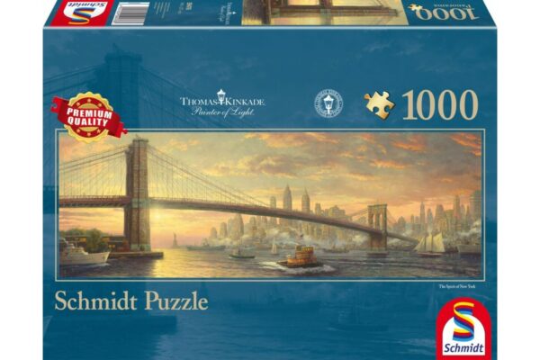 puzzle panoramic schmidt thomas kinkade podul brooklyn new york 1000 piese 59476 1