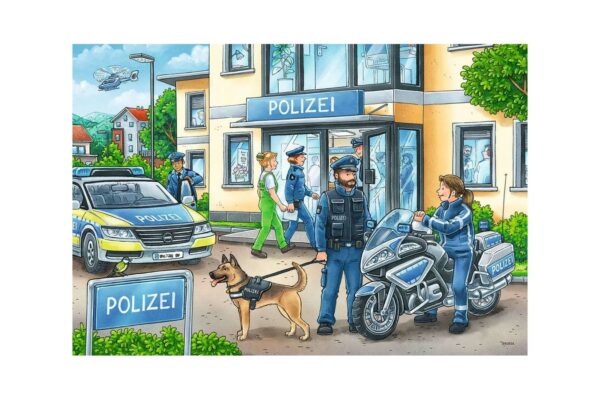 puzzle ravensburger ancheta politie 2x24 piese 05031