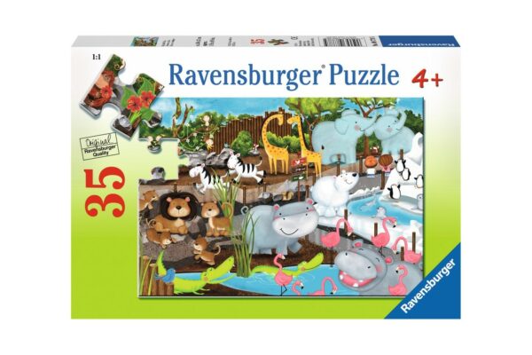 puzzle ravensburger animale de la zoo 35 piese 08778 1
