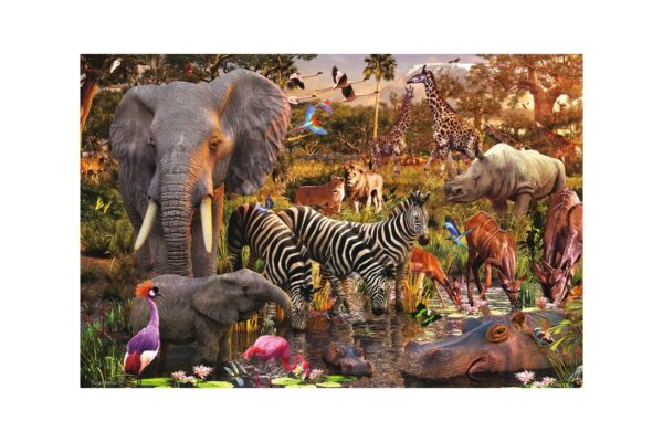 puzzle ravensburger animale din africa 3000 piese