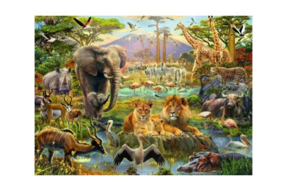 puzzle ravensburger animale din savana 200 piese 12891