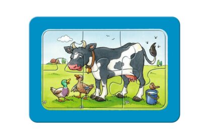 puzzle ravensburger animale prieteni 3x6 piese 06571