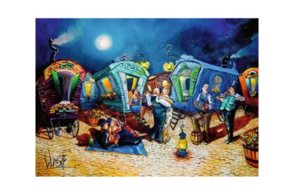 puzzle ravensburger beautiful end of evening 1000 piese 16458